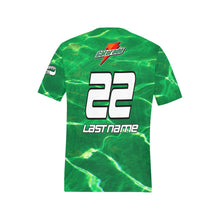 Load image into Gallery viewer, G Green Men's All Over Print T-Shirt (Random Design Neck) (Model T63)