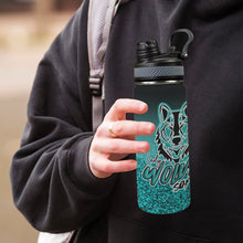 Load image into Gallery viewer, LW Waterbottle Duo Lid Insulated Water Bottle with Dual-Use Lid (18oz)