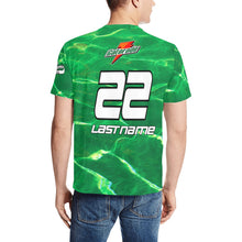 Load image into Gallery viewer, G Green Men's All Over Print T-Shirt (Random Design Neck) (Model T63)