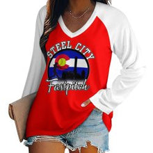 Load image into Gallery viewer, Women's Long Sleeve Loose Tee (TLREV2) Long sleeve loose tee