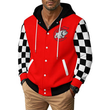 Load image into Gallery viewer, Design Unisex Hooded Baseball Jacket