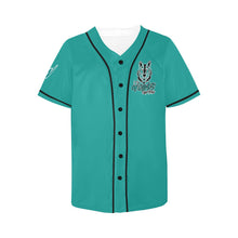 Load image into Gallery viewer, Lady Wolves Turquoise Left All Over Print Baseball Jersey for Women (Model T50)