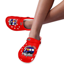 Load image into Gallery viewer, SC C red Custom Print Foam Clogs for Adults