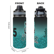 Load image into Gallery viewer, LW Waterbottle Duo Lid Insulated Water Bottle with Dual-Use Lid (18oz)