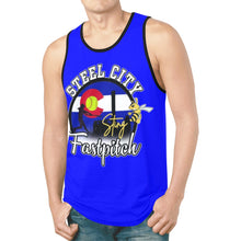 Load image into Gallery viewer, Steel City StingLast name/number New All Over Print Tank Top for Men (Model T46)