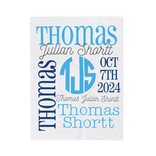 Load image into Gallery viewer, Velveteen Plush Blanket