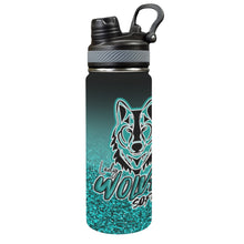 Load image into Gallery viewer, LW Waterbottle Duo Lid Insulated Water Bottle with Dual-Use Lid (18oz)
