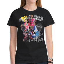 Load image into Gallery viewer, Women Short-Sleeve V-Neck Jersey T-Shirt Pic