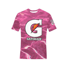 Load image into Gallery viewer, G Pink Men's All Over Print T-Shirt (Random Design Neck) (Model T63)