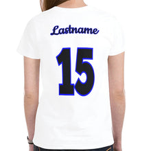 Load image into Gallery viewer, Steel City Sting Last name/Number New All Over Print T-shirt for Women (Model T45)