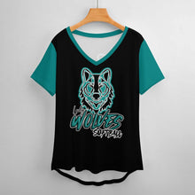 Load image into Gallery viewer, Women Short-Sleeve V-Neck T-Shirt