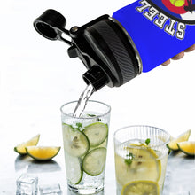 Load image into Gallery viewer, Steel City Sting Name n Numeber Red Waterbottle Duo LidN Insulated Water Bottle with Dual-Use Lid (18oz)