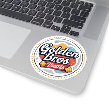 Load image into Gallery viewer, Golden Bros Treats Kiss-Cut Stickers | Fun Snack Branding Decor, Laptop Stickers, Party Favors, Gift Wrap, Creative Add-Ons
