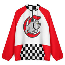 Load image into Gallery viewer, CB WB Checker R Women's Pullover Windbreaker