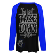Load image into Gallery viewer, Wildcat Senior Wrestling Mama- The Last Take Down Season- Long sleeve loose tee