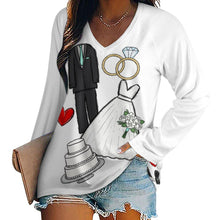 Load image into Gallery viewer, Women Long Sleeve Loose Tee