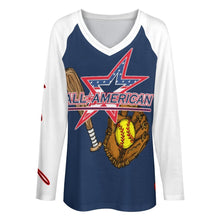 Load image into Gallery viewer, Women's Long Sleeve Loose Tee (TLREV2) Long sleeve loose tee