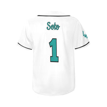 Load image into Gallery viewer, Lady Wolves White Left All Over Print Baseball Jersey for Women (Model T50)