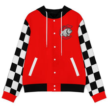 Load image into Gallery viewer, Design Unisex Hooded Baseball Jacket
