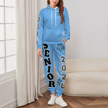 Load image into Gallery viewer, Pueblo West Blue Sweater Adult Hoodie Set