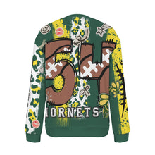 Load image into Gallery viewer, Junk Hornets Women's Crew Neck Sweater (Model H75)