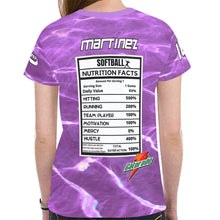 Load image into Gallery viewer, Purple 2 New All Over Print T-shirt for Women (Model T45)
