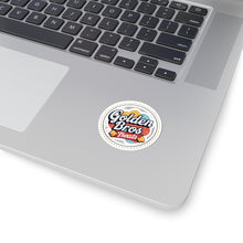 Load image into Gallery viewer, Golden Bros Treats Kiss-Cut Stickers | Fun Snack Branding Decor, Laptop Stickers, Party Favors, Gift Wrap, Creative Add-Ons