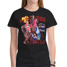 Load image into Gallery viewer, Women Short-Sleeve V-Neck Jersey T-Shirt Pic