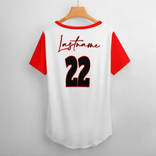 Load image into Gallery viewer, Women Short-Sleeve V-Neck T-Shirt