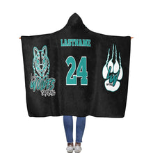 Load image into Gallery viewer, LW Hooded Blanket 1 Flannel Hooded Blanket 56''x80''