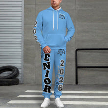 Load image into Gallery viewer, Pueblo West Blue Sweater Adult Hoodie Set