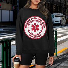 Load image into Gallery viewer, McK 8 Unisex Fleece Sweatshirt (Front Print)