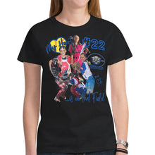 Load image into Gallery viewer, Women Short-Sleeve V-Neck Jersey T-Shirt Pic