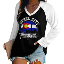 Load image into Gallery viewer, Women's Long Sleeve Loose Tee (TLREV2) Long sleeve loose tee