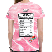 Load image into Gallery viewer, Light Pink 11 Large New All Over Print T-shirt for Women (Model T45)