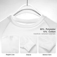 Load image into Gallery viewer, Women's Raglan Crewneck Sweatshirt Raglan round neck sweater