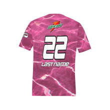 Load image into Gallery viewer, G Pink Men's All Over Print T-Shirt (Random Design Neck) (Model T63)