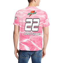 Load image into Gallery viewer, G Light Pink Men's All Over Print T-Shirt (Random Design Neck) (Model T63)