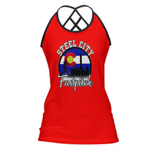 Load image into Gallery viewer, Women's Criss-Cross Open Back Tank Top Hollow out vest