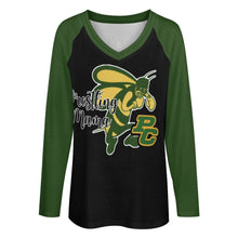 Load image into Gallery viewer, Hornet Senior Wrestling Mama- The Last Take Down Season- Long sleeve loose tee