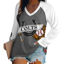 Load image into Gallery viewer, Women's Long Sleeve Loose Tee (TLREV2) Long sleeve loose tee