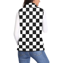 Load image into Gallery viewer, Checker Women's Padded Vest Jacket (Model H44)