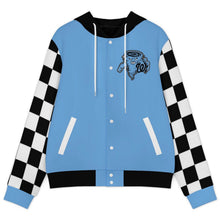 Load image into Gallery viewer, Design Unisex Hooded Baseball Jacket