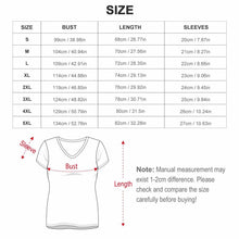 Load image into Gallery viewer, V Neck Short-sleeve Women Shirt Printed Women's Ice Silk V-Neck T-Shirt
