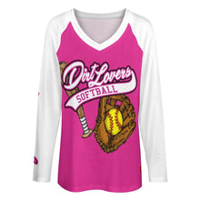 Load image into Gallery viewer, Women's Long Sleeve Loose Tee (TLREV2) Long sleeve loose tee