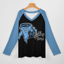 Load image into Gallery viewer, Cyclone Senior Wrestling Mama- The Last Take Down Season- Long sleeve loose tee