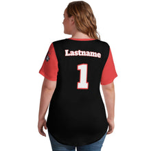 Load image into Gallery viewer, V Neck Short-sleeve Women Shirt Printed Women's Ice Silk V-Neck T-Shirt