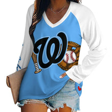 Load image into Gallery viewer, Women's Long Sleeve Loose Tee (TLREV2) Long sleeve loose tee