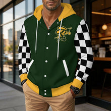Load image into Gallery viewer, Design Unisex Hooded Baseball Jacket