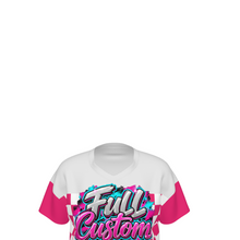 Load image into Gallery viewer, Design Women’s Cropped V-Neck Jersey